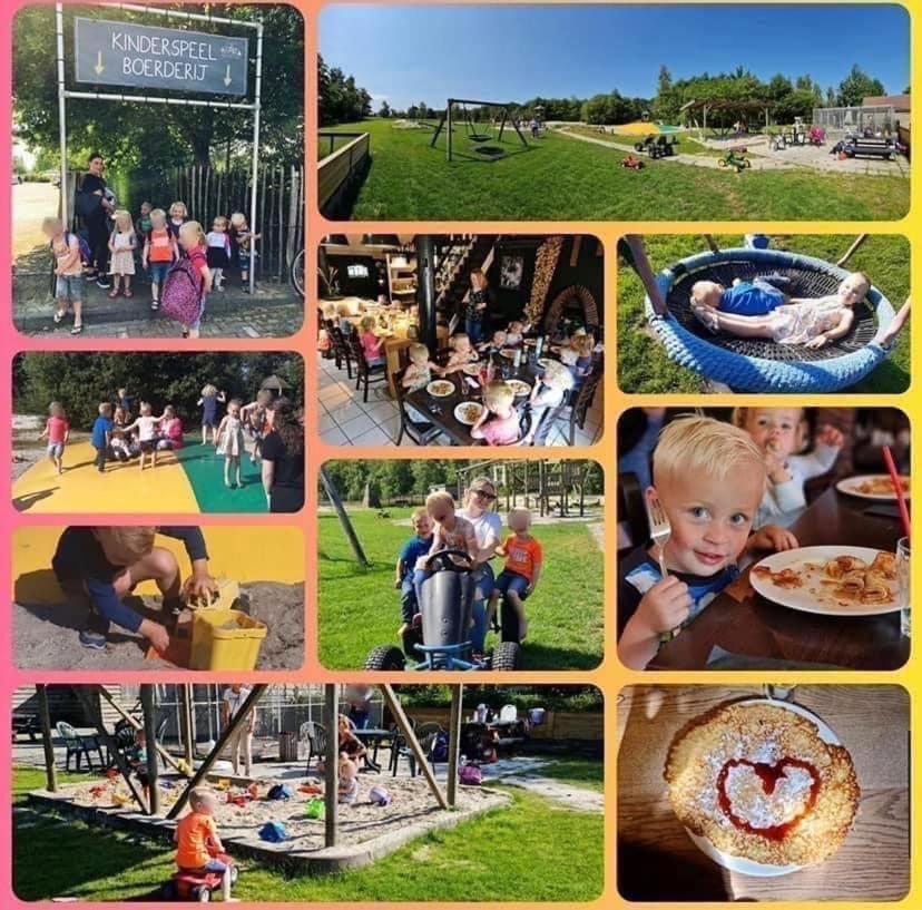 Pipowagens Bij Pannenkoekenrestaurant & Camping De Koppenjan 'Een Uniek Verblijf Met Kinderspeelboerderij' Jubbega-Schurega Exterior foto
